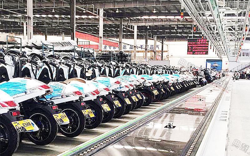 Motorcycle production line